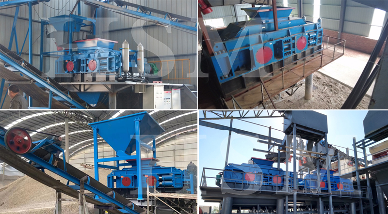 白云石制砂用對輥破碎機(jī)效果怎么樣